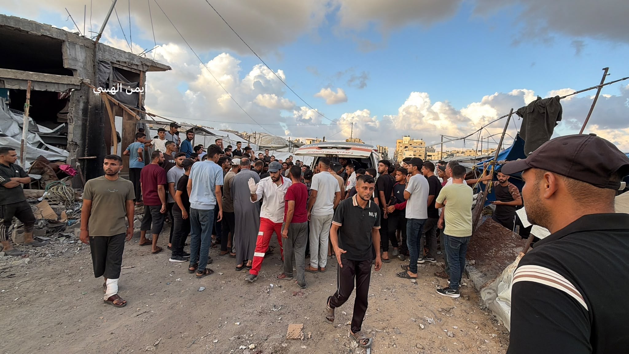 شهيد واصابة حرجة اثر قصف دراجة قرب مخيم التقوى شرق بركة الشيخ رضوان غرب مدينة غزة.jpg
