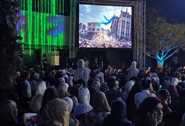 حفل تخريج 180 طالبًا وطالبة من كلية العلوم التطبيقية الجامعية، ضمن دفعة «فينيكس»، في خان يونس، في 27 سبتمبر/أيلول 2026. تصوير: طارق محمد