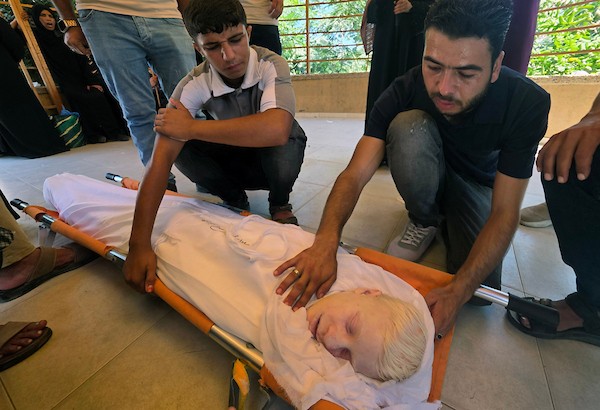 جنازة هلال أبو طه، البالغ من العمر 14 عامًا، في خان يونس، جنوب قطاع غزة، في 13 سبتمبر/أيلول 2026.(صورة: طارق محمد)