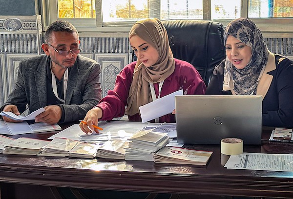 مقرّ المفوضية المركزية للانتخابات بدير البلح، وسط قطاع غزة، في 26 سبتمبر/أيلول 2026.(صورة: أحمد إبراهيم)