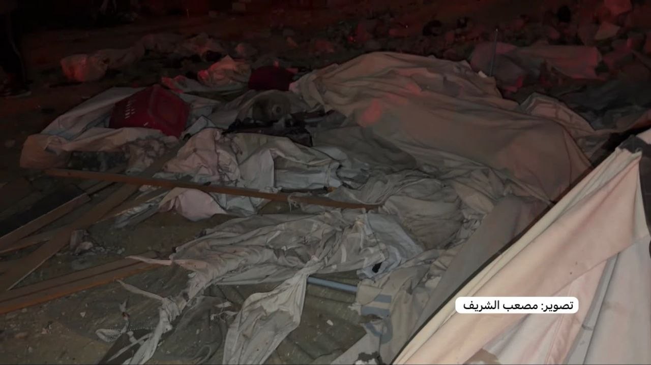 صور من الاستهداف في حي الشيخ رضوان
