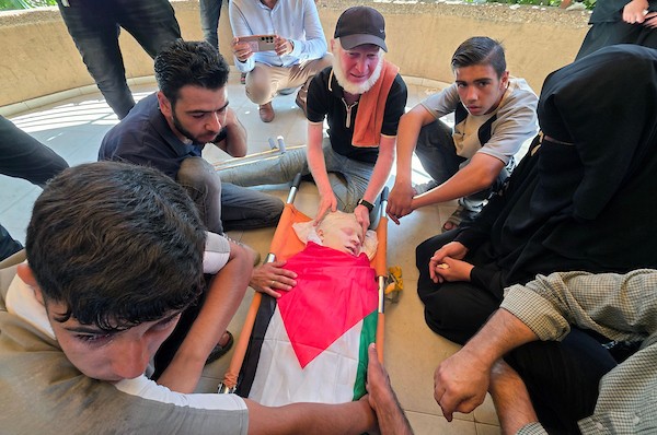 جنازة هلال أبو طه، البالغ من العمر 14 عامًا، في خان يونس، جنوب قطاع غزة، في 13 سبتمبر/أيلول 2026.(صورة: طارق محمد)