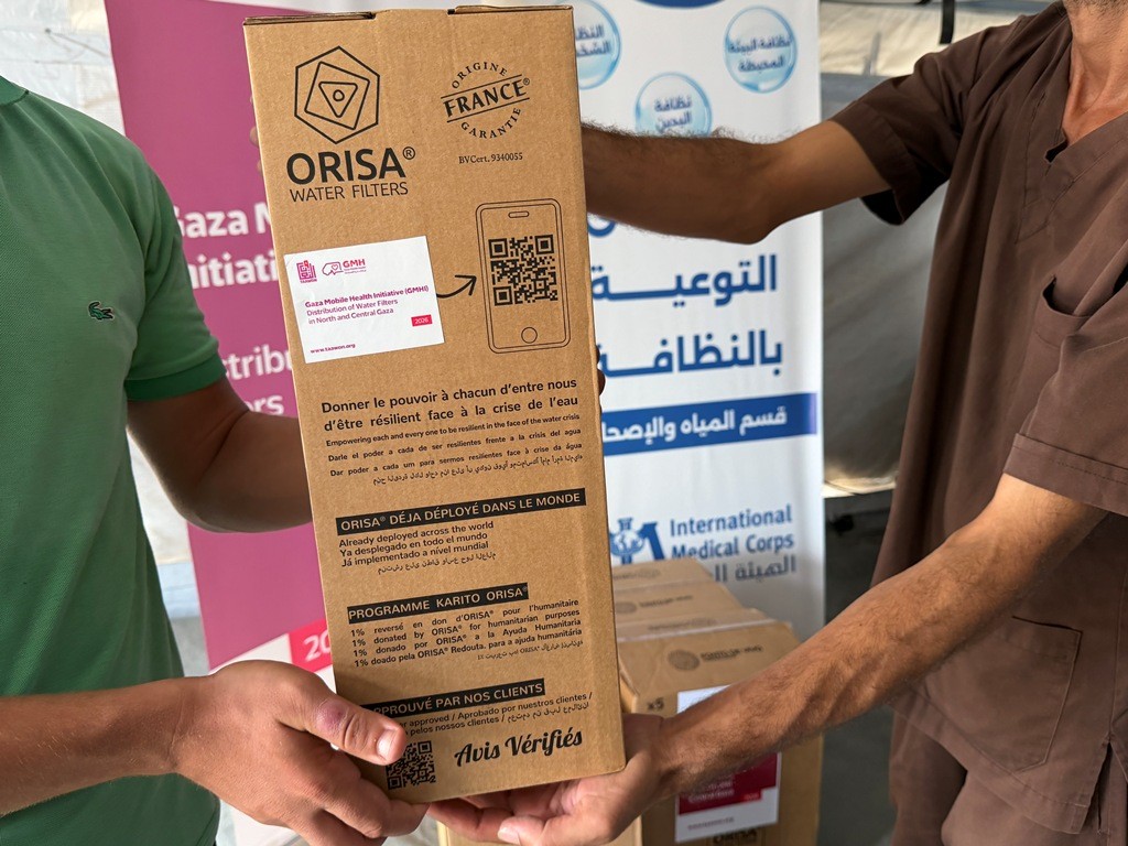 التعاون توزع فلاتر مياه على 195 أسرة في غزة لحماية الفئات الأكثر عرضة للمخاطر الصحية